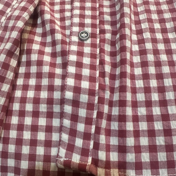 Kut from the Kloth Feena Textured Button Down Womens Shirt Size Medium NWOT - Picture 4 of 12